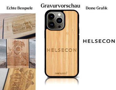 INDIVIDUELL iPhone 14 Pro Bambus-Kunststoff